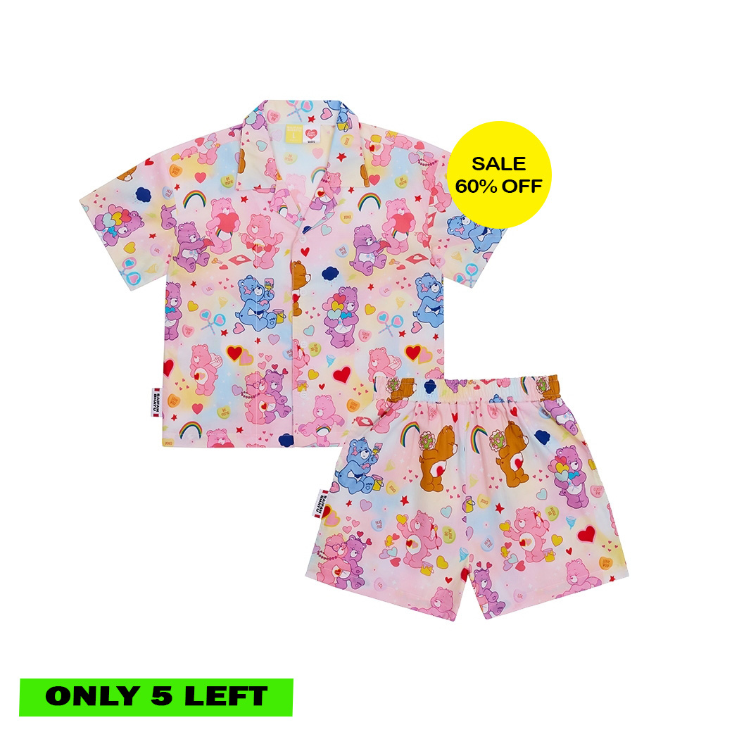 MILKY BEAR PLANET SHIRT SET (KIDS)