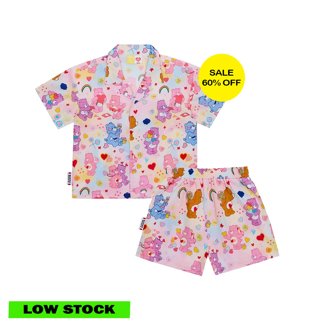 MILKY BEAR PLANET SHIRT SET (KIDS)
