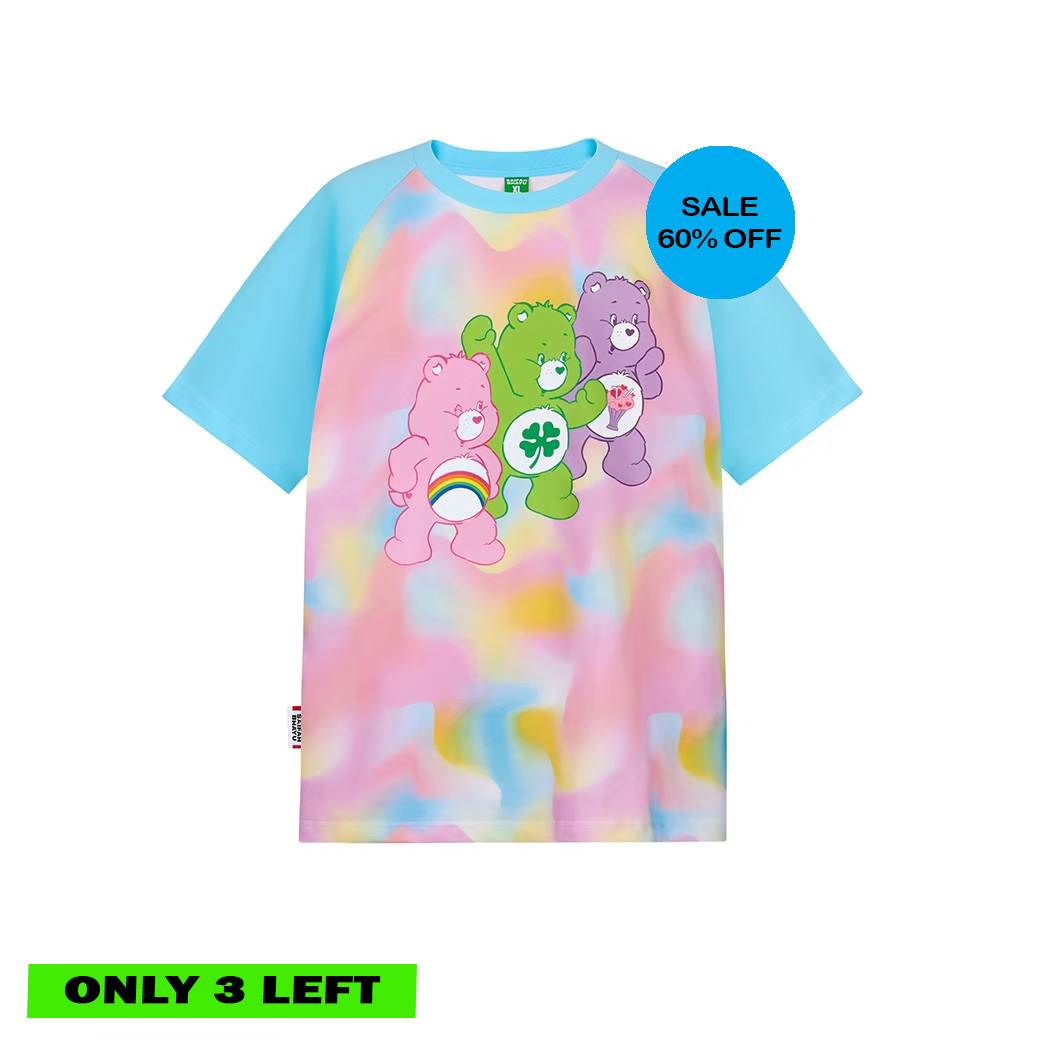 MILKY BEAR PLANET RAGLAN TEE (ADULTS)