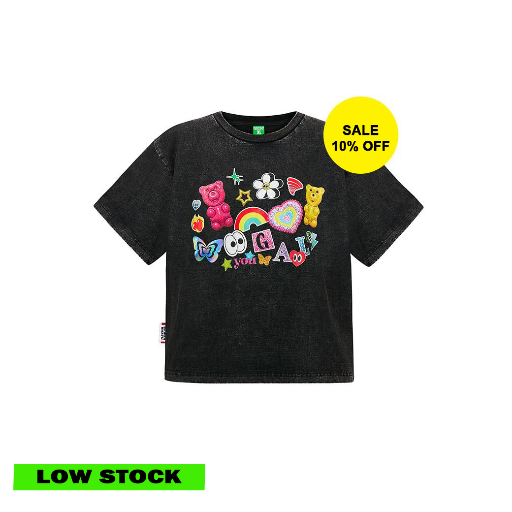 (DROP 7) STICKER CLUB T-SHIRT (KIDS)