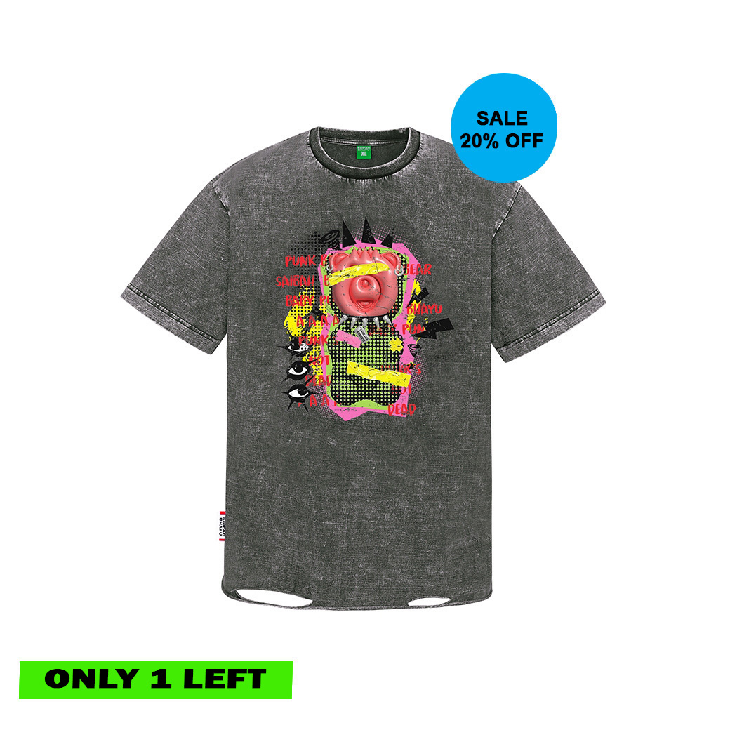 (DROP 3) BLIND PUNK BEAR T-SHIRT (ADULTS)
