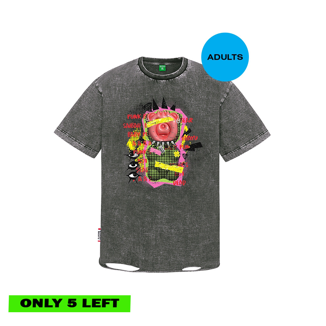 (DROP 3) BLIND PUNK BEAR T-SHIRT (ADULTS)