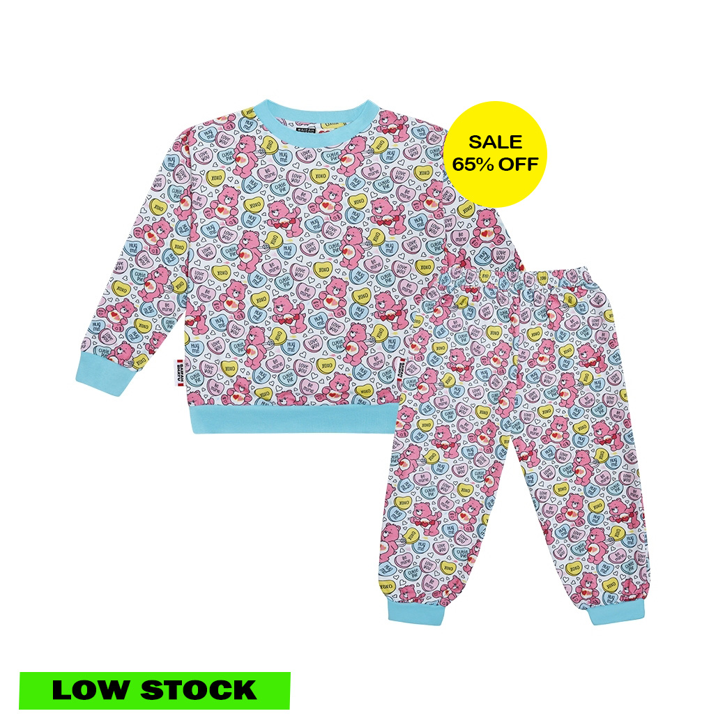 (DROP 2) A LOT OF HEARTS JUMPER SET (KIDS)