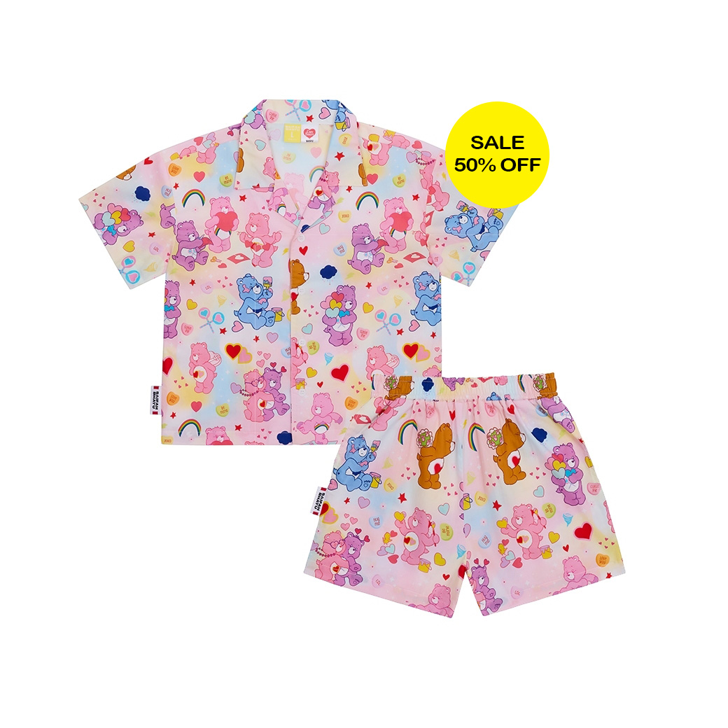 MILKY BEAR PLANET SHIRT SET (KIDS)