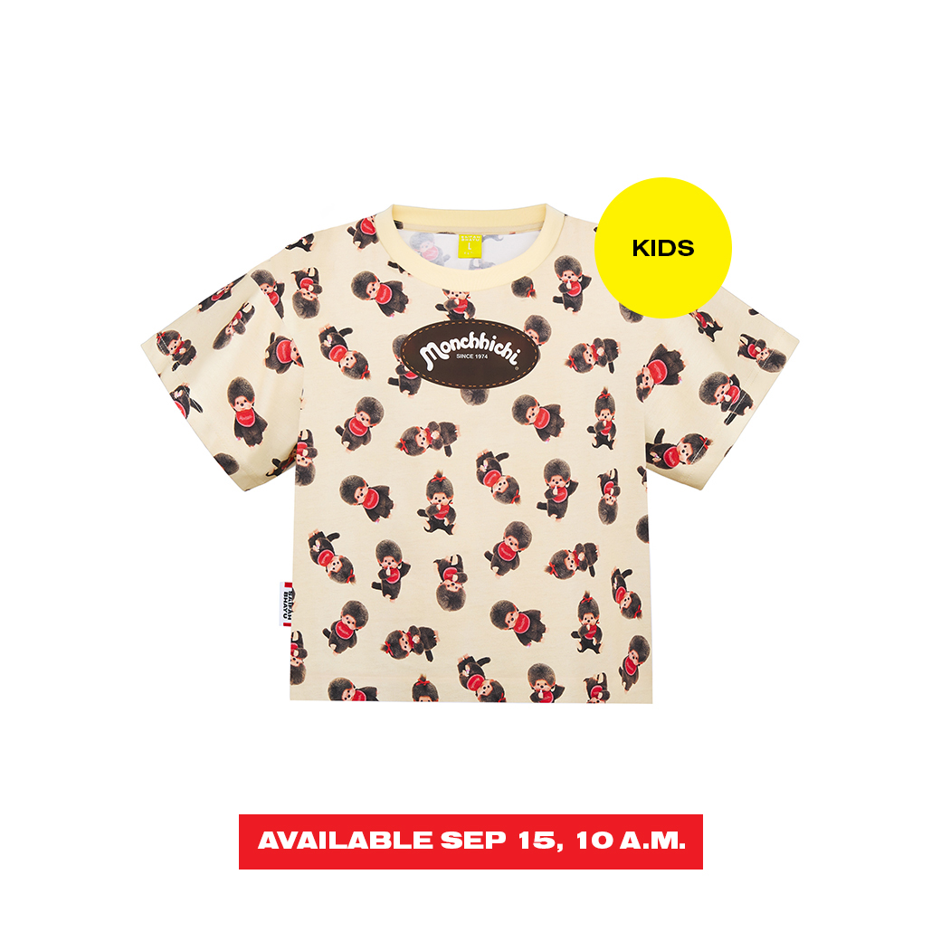 MONCHHICHI PRINT TEE (KIDS) (เปิดขายวันที่ 15 ก.ย. เวลา 10.00 น.)