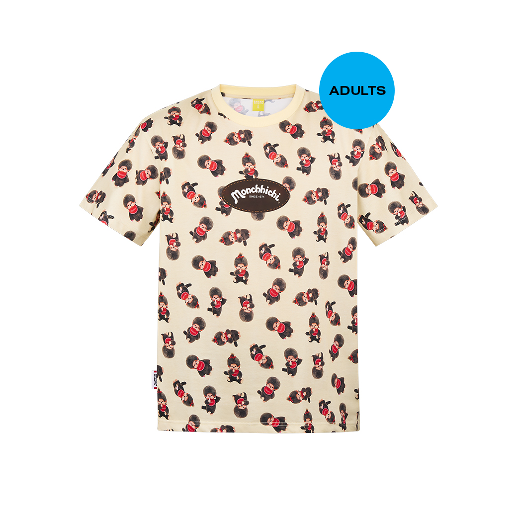 (DROP 5) MONCHHICHI PRINT TEE (ADULTS)