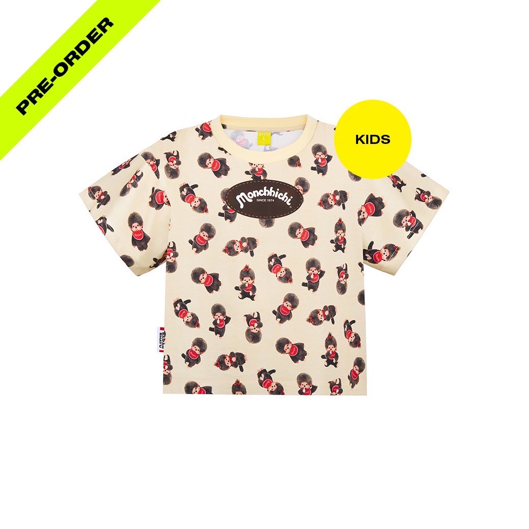 (DROP 3) MONCHHICHI PRINT TEE (KIDS) (PRE-ORDER พร้อมส่ง 3 พ.ย.)