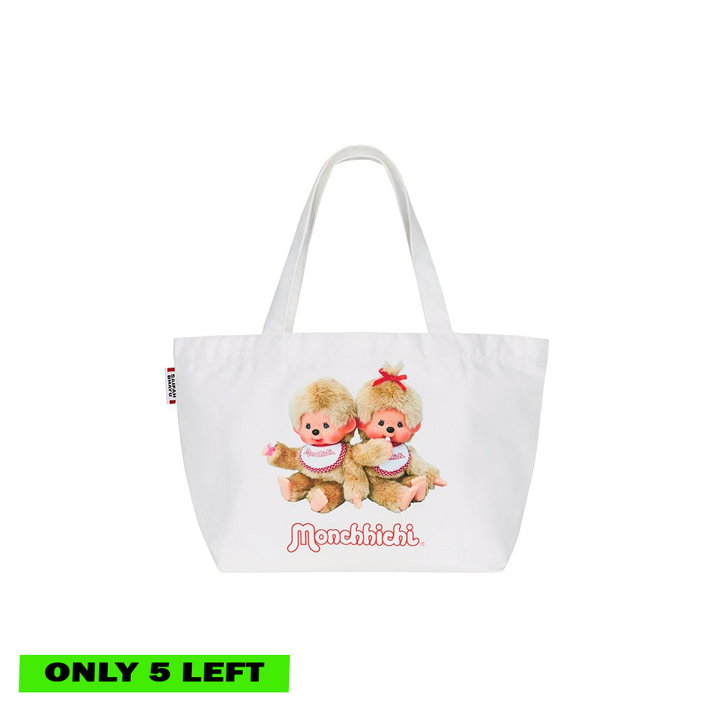 (DROP 5) MONCHHICHI CUTE BEIGE TOTE BAG