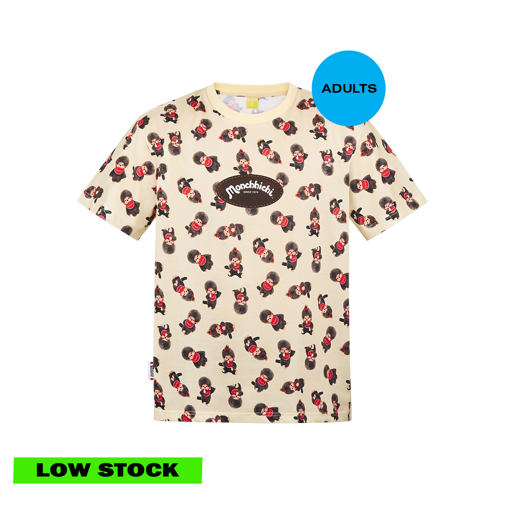 (DROP 5) MONCHHICHI PRINT TEE (ADULTS)