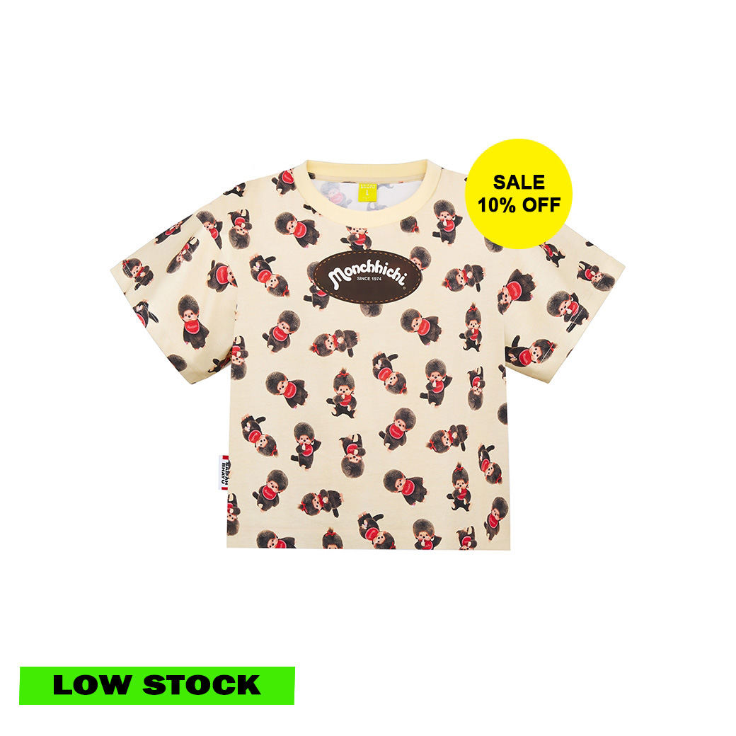 (DROP 6) MONCHHICHI PRINT TEE (KIDS)