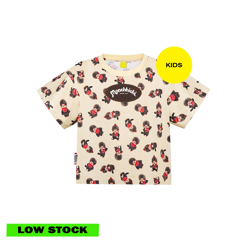 (DROP 6) MONCHHICHI PRINT TEE (KIDS)