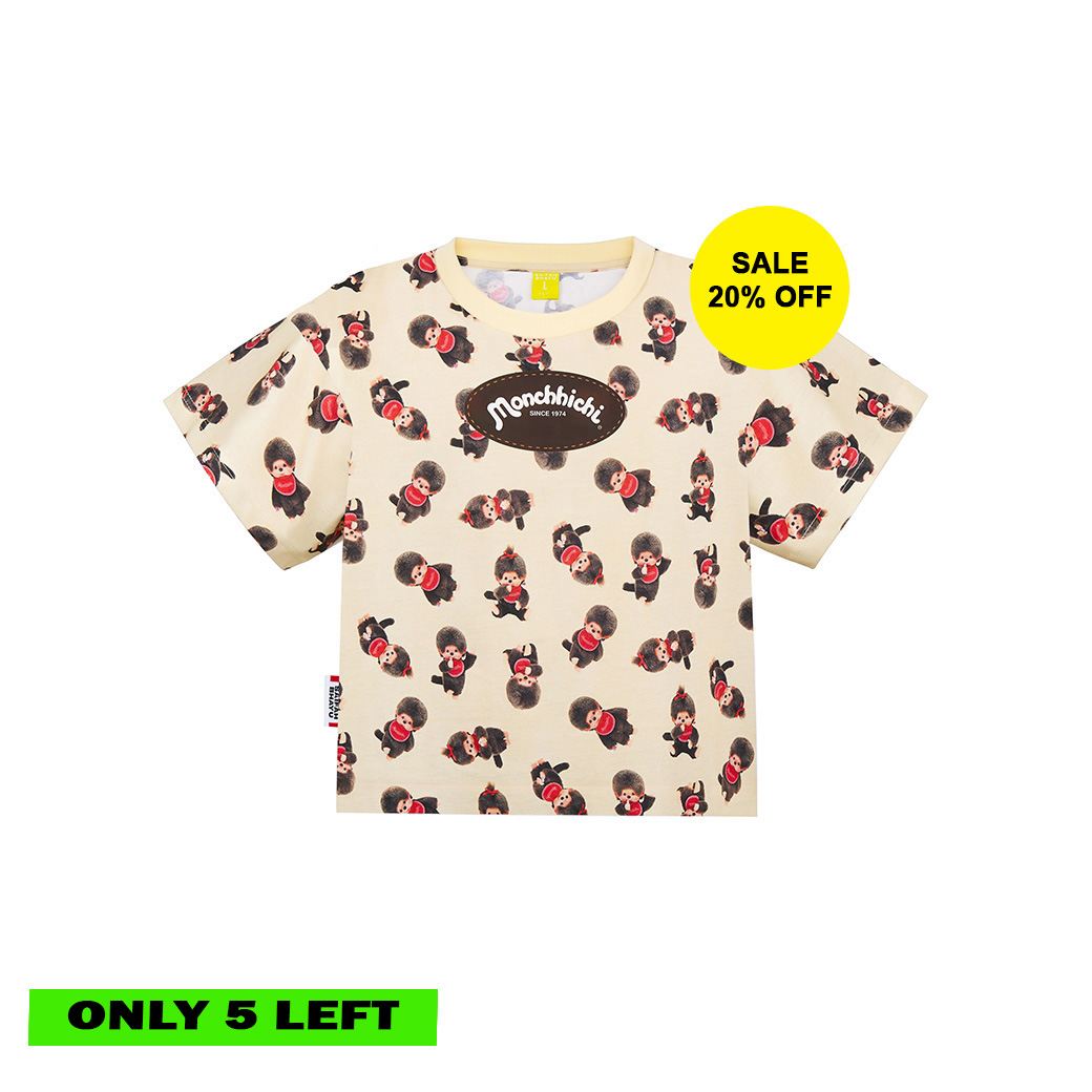 (DROP 6) MONCHHICHI PRINT TEE (KIDS)