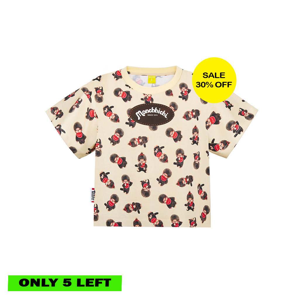 (DROP 6) MONCHHICHI PRINT TEE (KIDS)