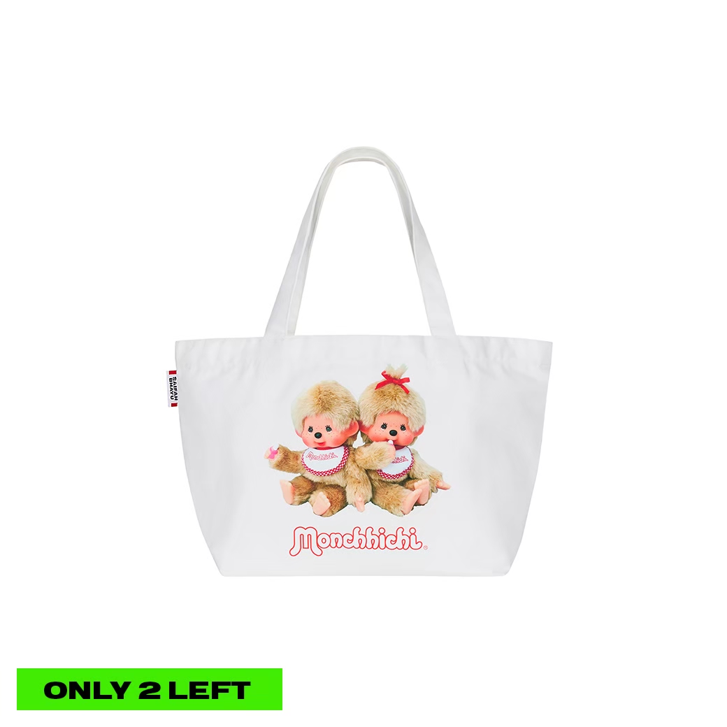 (DROP 3) MONCHHICHI CUTE BEIGE TOTE BAG