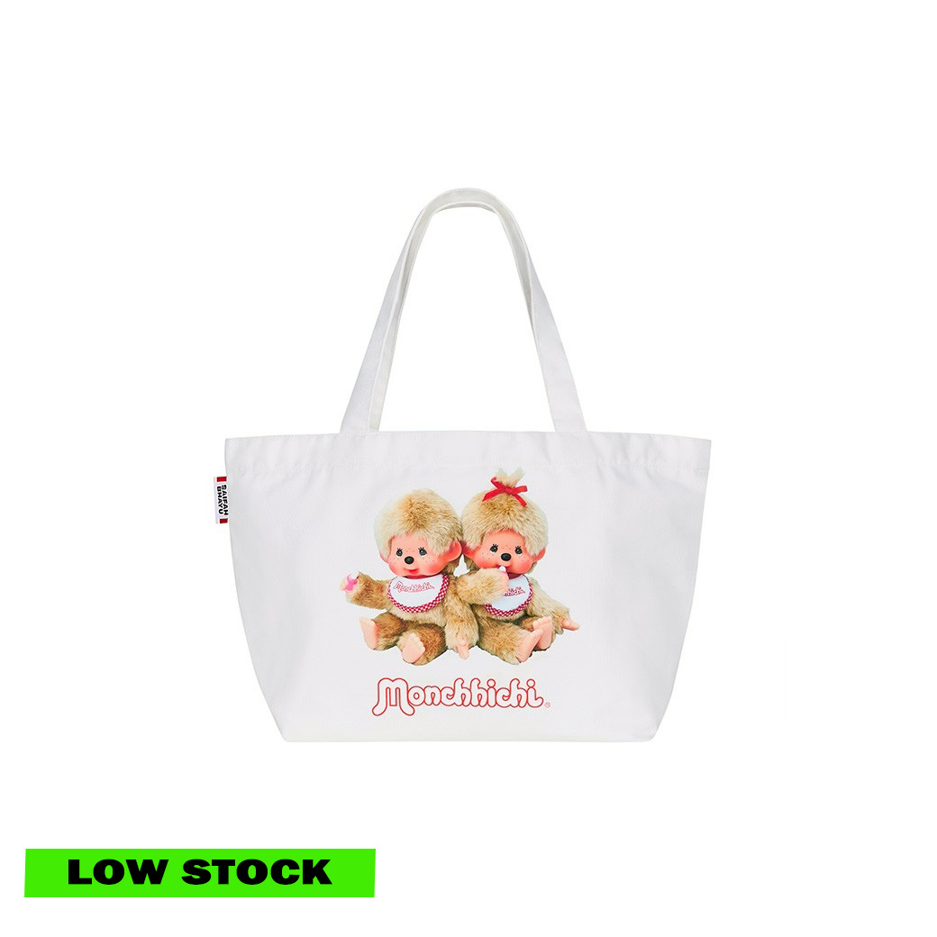 (DROP 5) MONCHHICHI CUTE BEIGE TOTE BAG