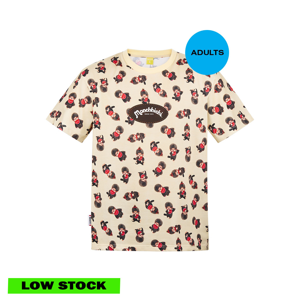 (DROP 3) MONCHHICHI PRINT TEE (ADULTS) (PRE-ORDER พร้อมส่ง 3 พ.ย.)