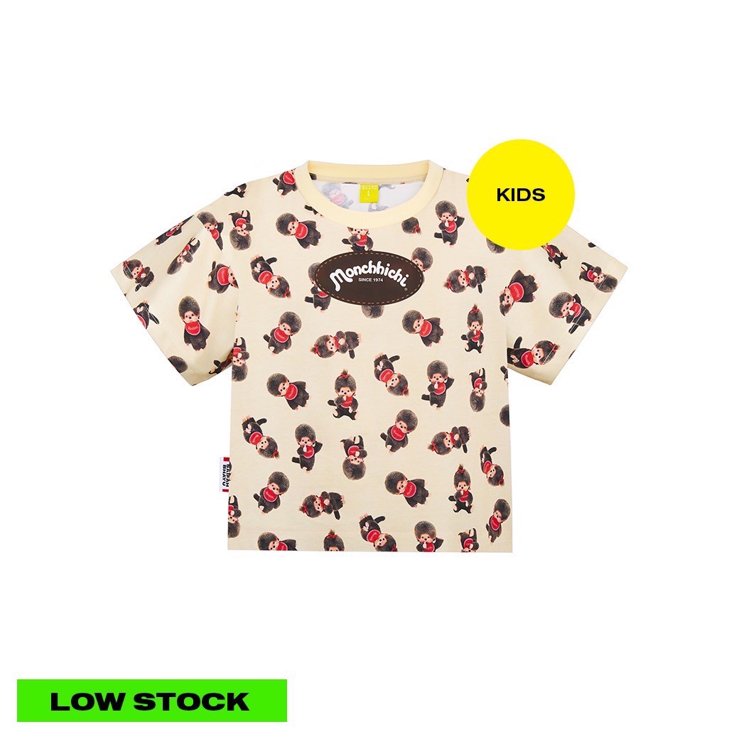 (DROP 3) MONCHHICHI PRINT TEE (KIDS) (PRE-ORDER พร้อมส่ง 3 พ.ย.)