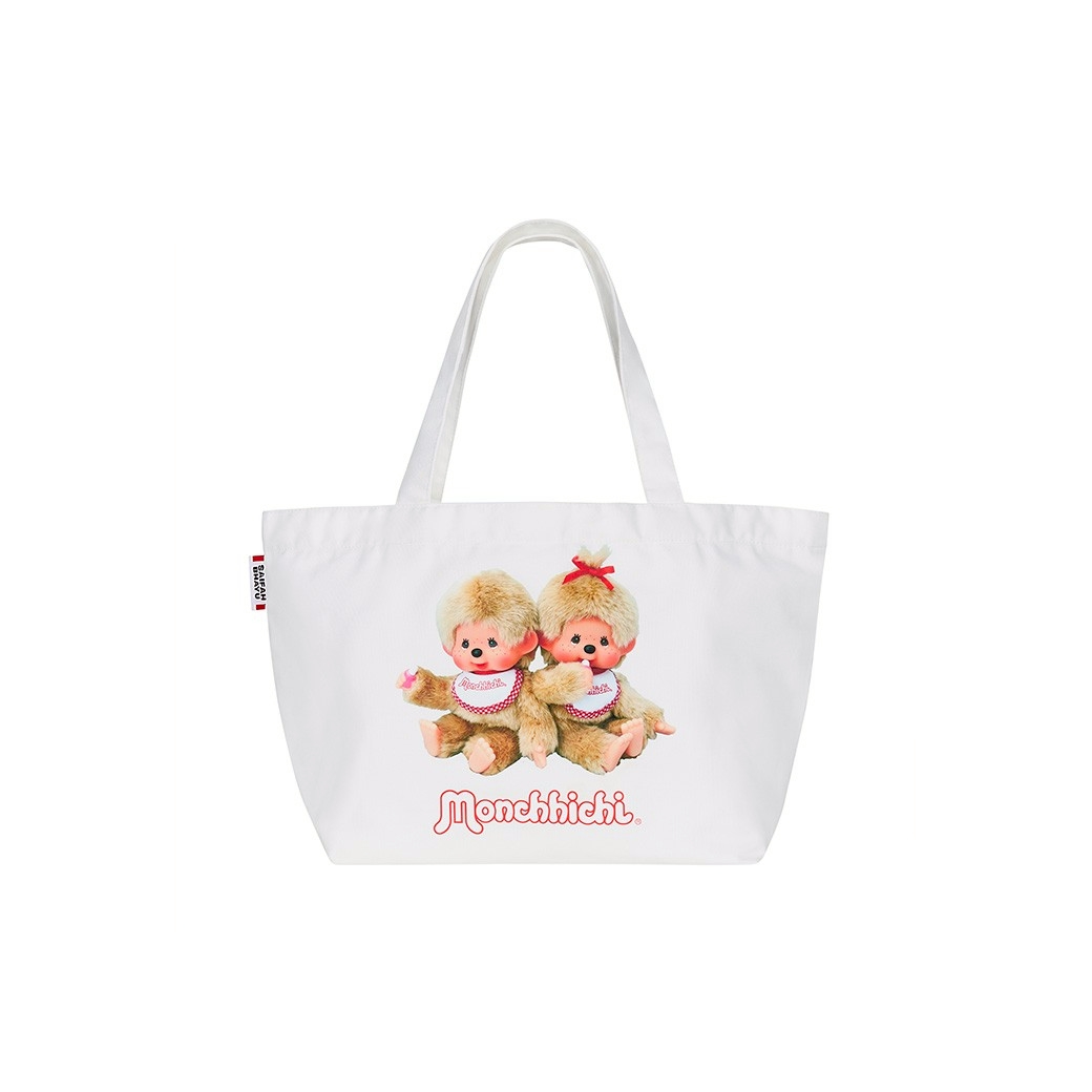 (DROP 5) MONCHHICHI CUTE BEIGE TOTE BAG