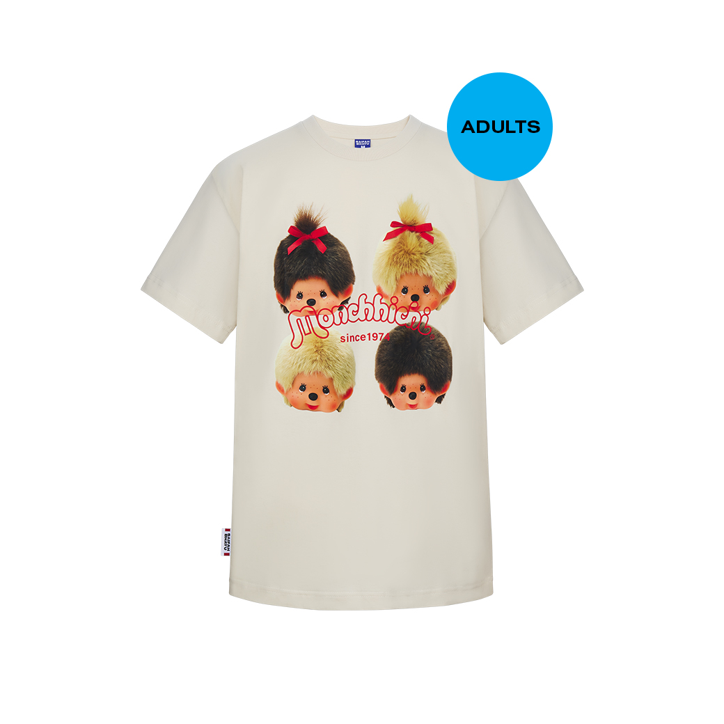 (DROP 2) TEAM MONCHHICHI TEE (ADULTS) (SIZE S - XL พร้อมส่ง 5 พ.ย./ SIZE XXL พร้อมส่ง 12 พ.ย.)
