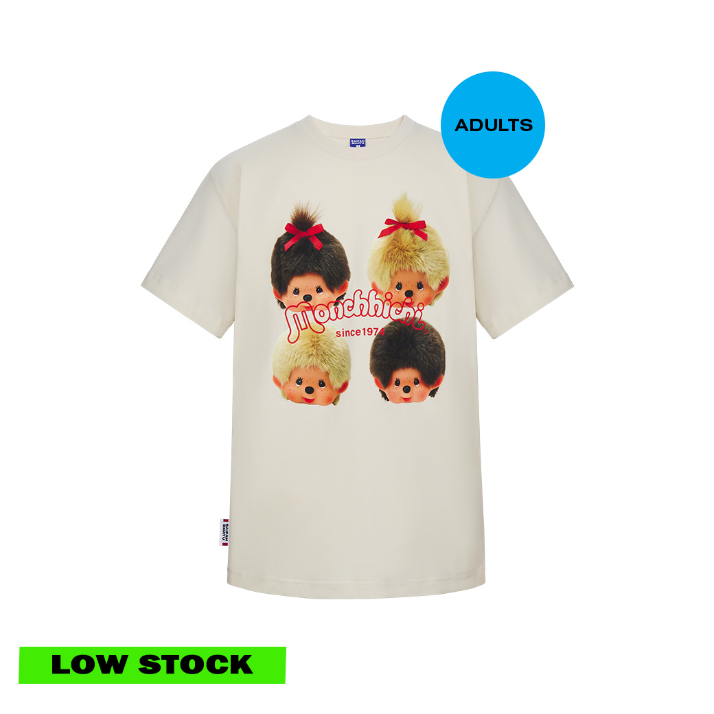 (DROP 6) TEAM MONCHHICHI TEE (ADULTS) (SIZE M, XL-XXL พร้อมส่ง/PRE-ORDER S, L ส่ง 7 เม.ย)
