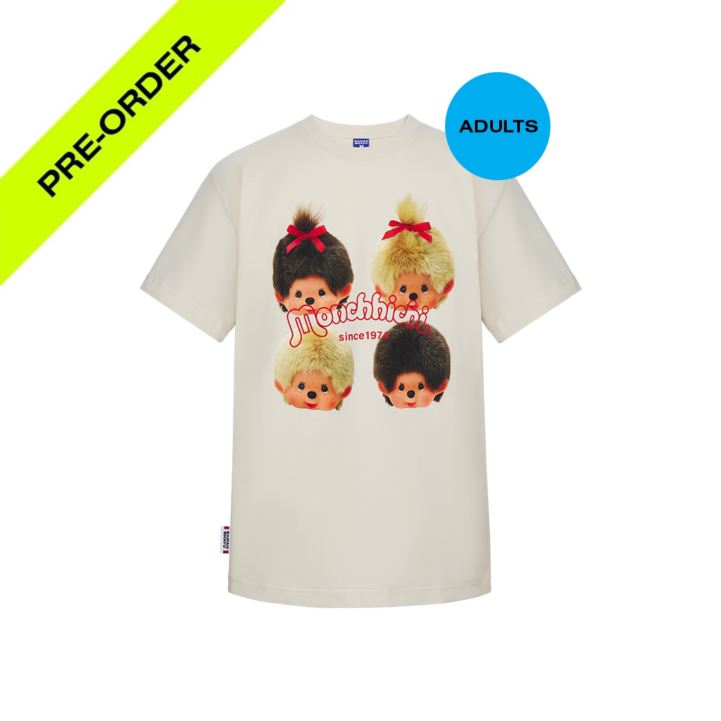 (DROP 2) TEAM MONCHHICHI TEE (ADULTS) (PRE-ORDER พร้อมส่ง 12 พ.ย.)