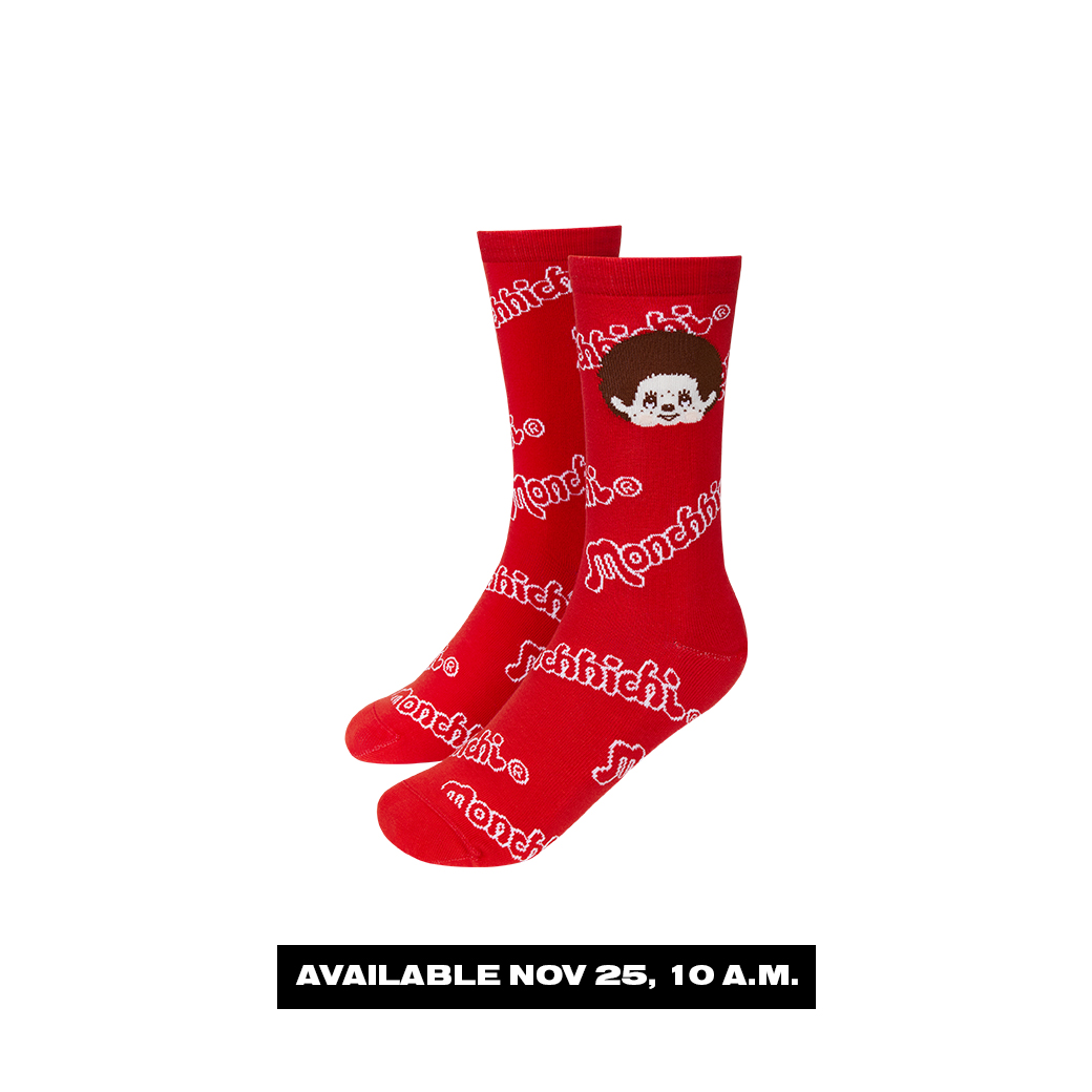 MONCHHICHI CLASSIC POP SOCKS (KIDS & ADULTS) (เปิดขายวันที่ 25 พ.ย. ทาง LINE SHOPPING)