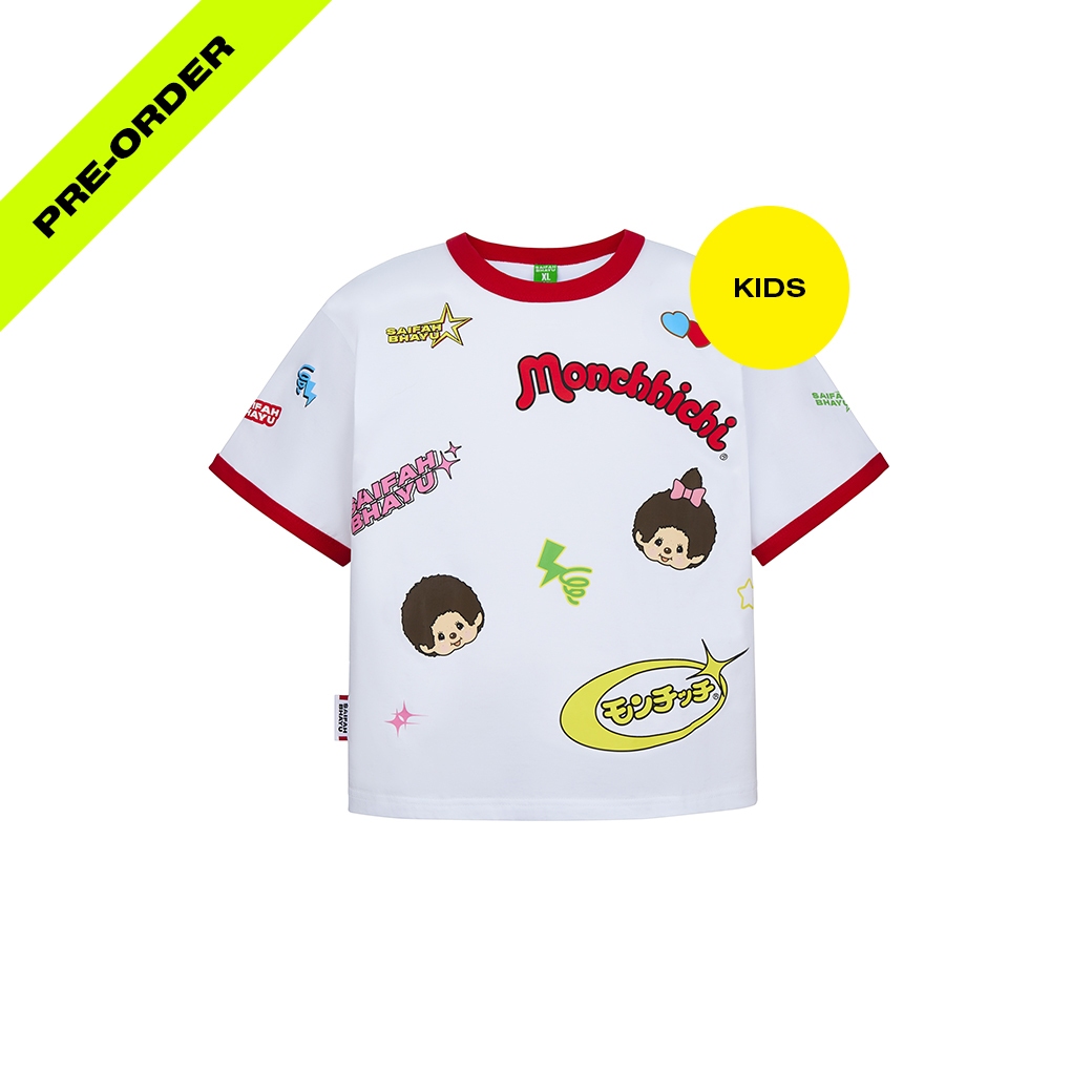 (DROP  3) MIXED-TYPO RINGER TEE (KIDS) (PRE-ORDER พร้อมส่ง 26 ม.ค. 69)