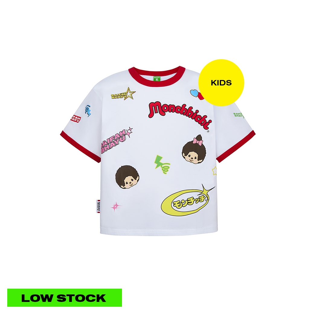 (DROP 2) MIXED-TYPO RINGER TEE (KIDS) (SIZE M พร้อมส่ง / PRE-ORDER 12-24 M.-S, L-XXL ส่ง 16 ธ.ค.)