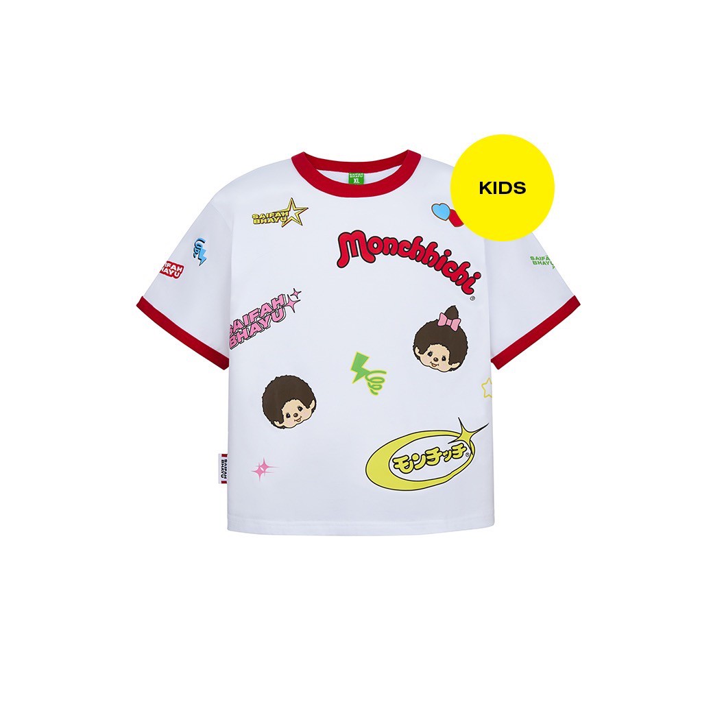 (DROP  3) MIXED-TYPO RINGER TEE (KIDS)