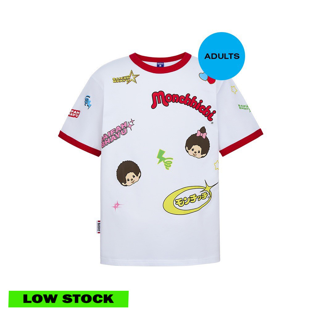 (DROP 3) MIXED-TYPO RINGER TEE (ADULTS)