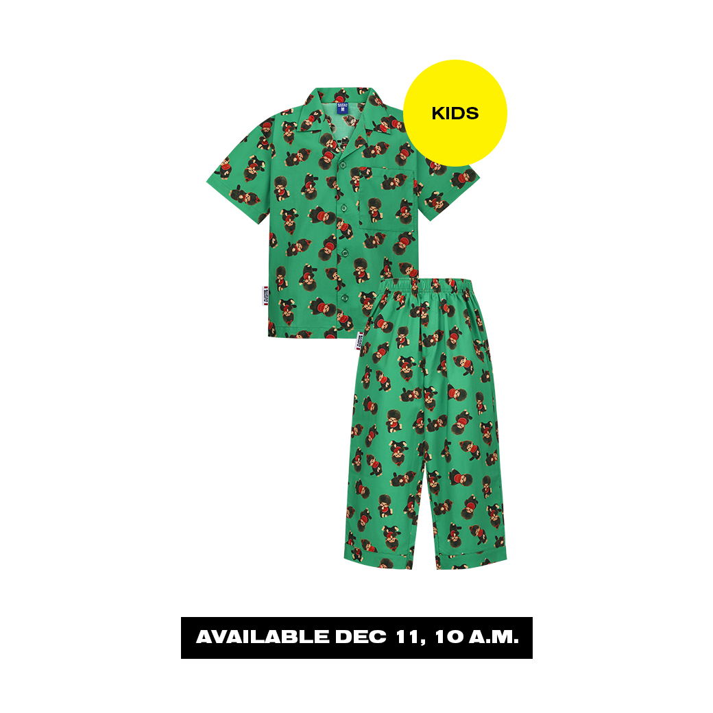 MONCHHICHI MANIA PAJAMAS (KIDS) (เปิดขายวันที่ 11 ธ.ค. เวลา 10.00 น. ทาง LINE SHOPPING)