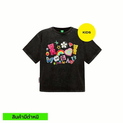 (สินค้ามีตำหนิ) STICKER CLUB T-SHIRT (KIDS)