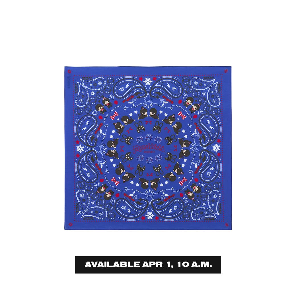 PAISLEY BANDANA SCARF - BLUE (เปิดขายวันที่ 1 เม.ย. เวลา 10.00 น. ทาง LINE SHOPPING)
