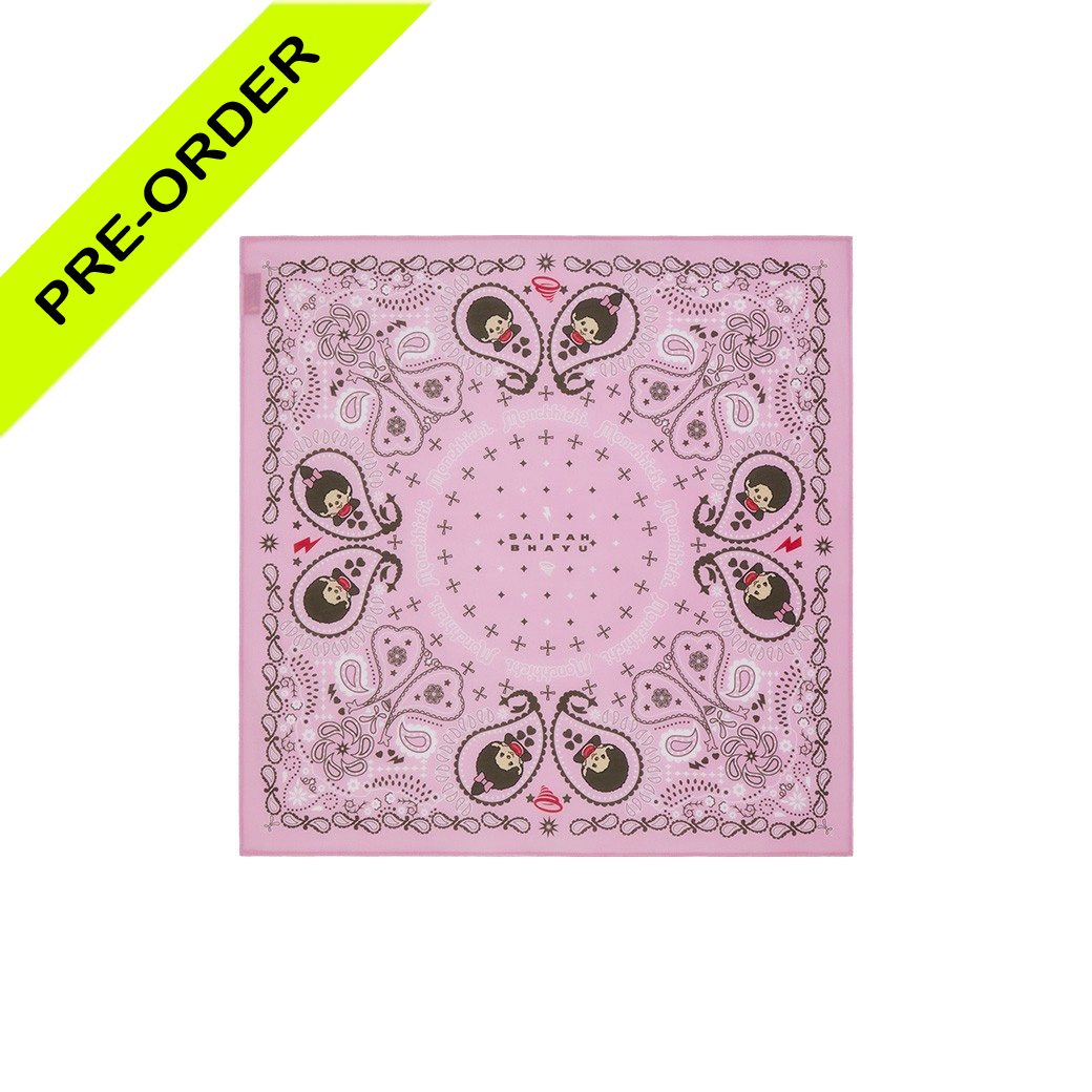 (DROP 2) PAISLEY BANDANA SCARF - PINK (PRE-ORDER พร้อมส่ง 23 มิ.ย.)