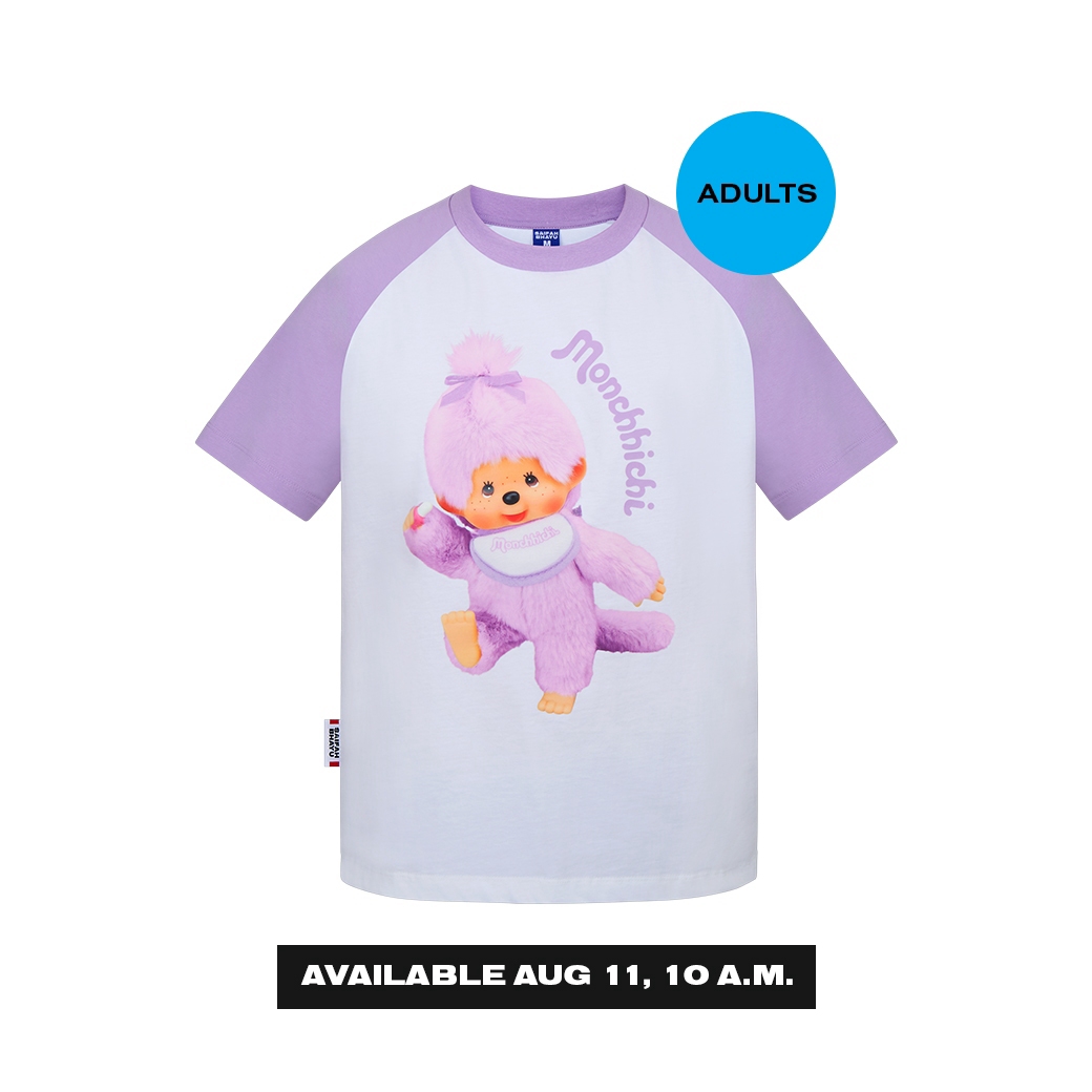 MONCHHICHI VIOLET DREAM TEE (ADULTS) (เปิดขายวันที่ 11 ส.ค. เวลา 10.00 น.)