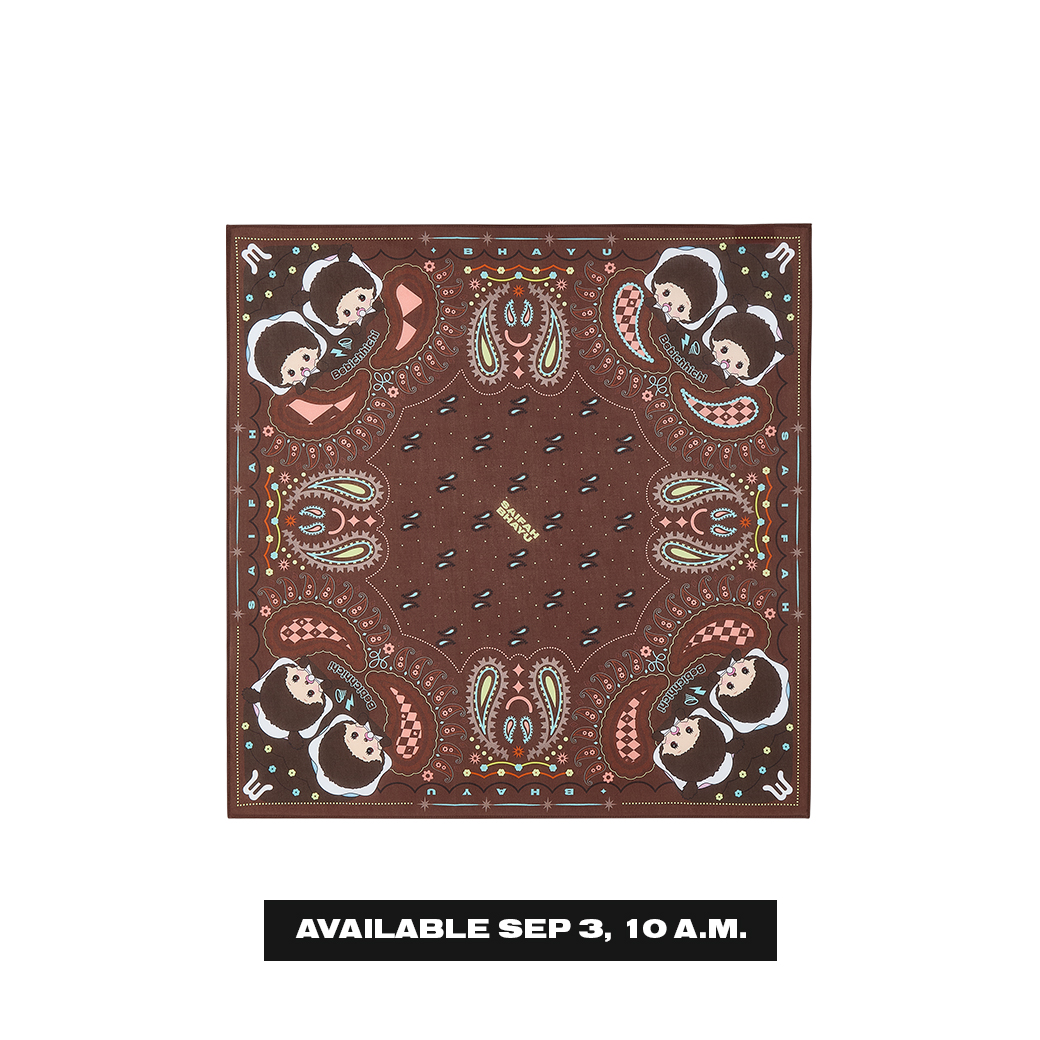 PAISLEY BANDANA SCARF - BROWN (เปิดขายวันที่ 3 ก.ย. เวลา 10.00 น.)