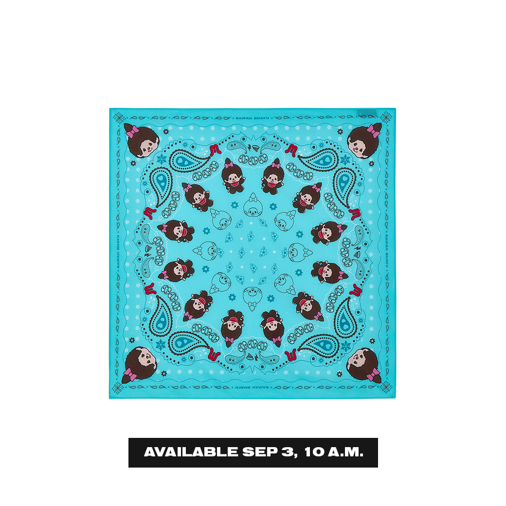 PAISLEY BANDANA SCARF - TURQUOISE (เปิดขายวันที่ 3 ก.ย. เวลา 10.00 น.)
