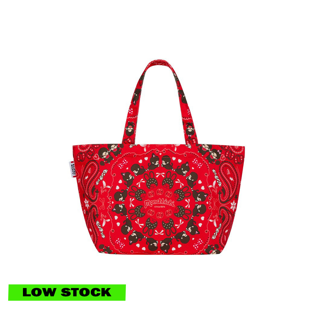 PAISLEY RED TOTE BAG