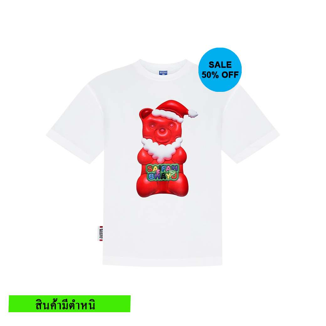( สินค้ามีตำหนิ) SANTA BEARS T-SHIRT ADULTS