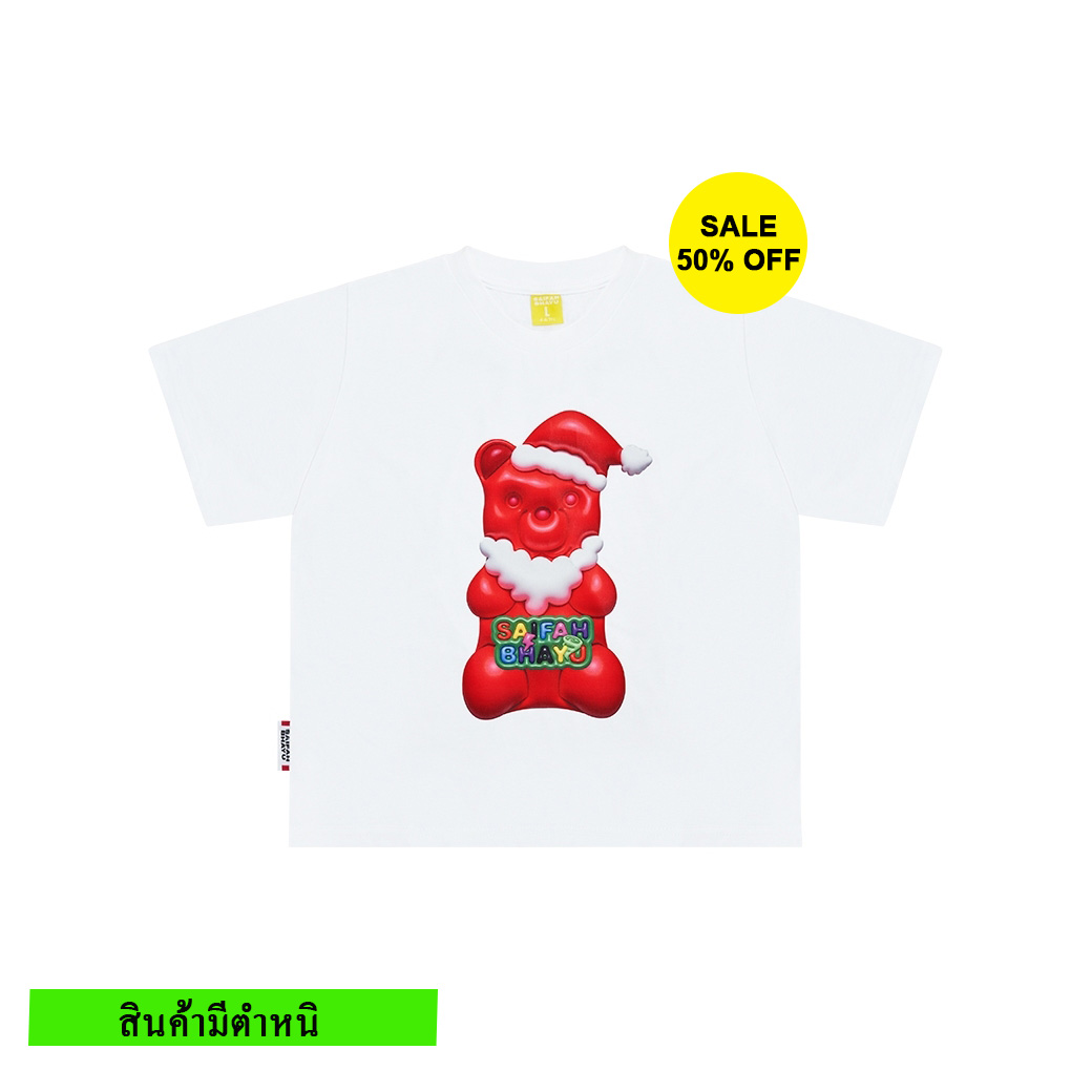 (สินค้ามีตำหนิ) SANTA BEARS T-SHIRT KIDS