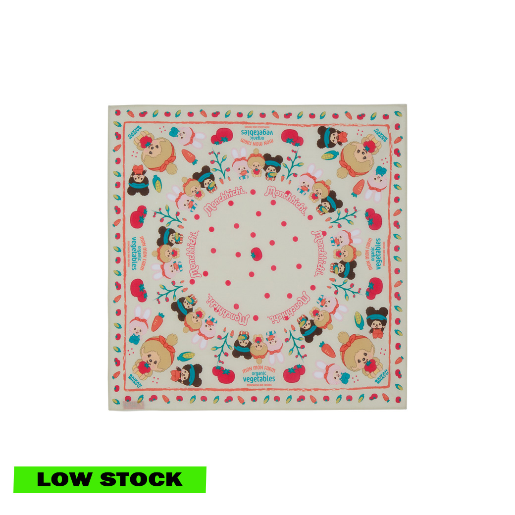 MON MON FARM SCARF - CREAM
