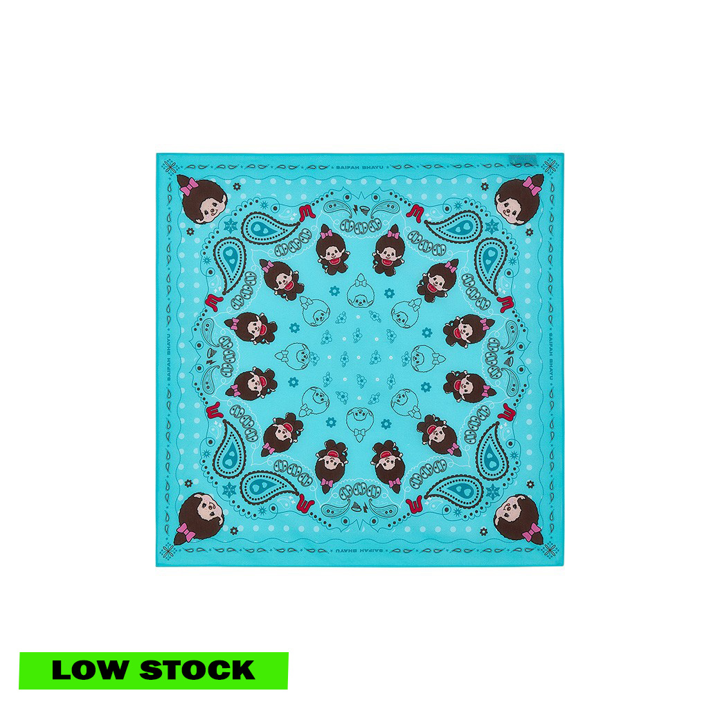 PAISLEY BANDANA SCARF - TURQUOISE
