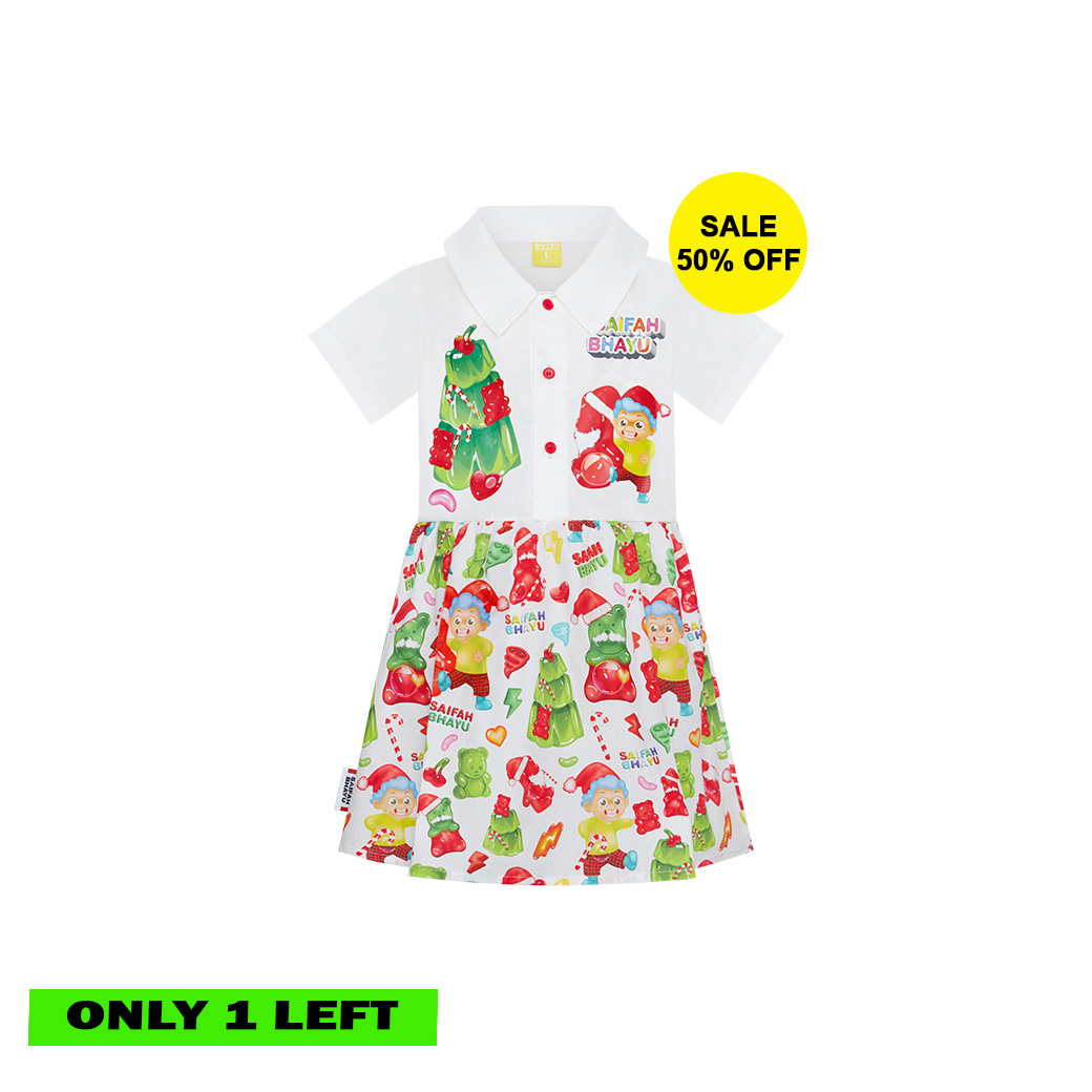 HOLIDAY GUMMIES DRESS KIDS